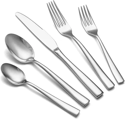 Produktbild von Besteckset 30-teilig, Edelstahl, für 6 Personen, hochglanzpoliert, für Küche