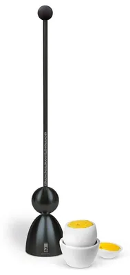 Produktbild von Eieröffner, matt schwarz, Silikonball, Küchenhelfer