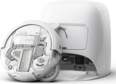 Zdjęcie produktu dla DJI ROMO A (Water Tank Version), Bez worka, Biały, Okrągły, Worek na kurz, Ładowanie, Mop washing, 0,26 l