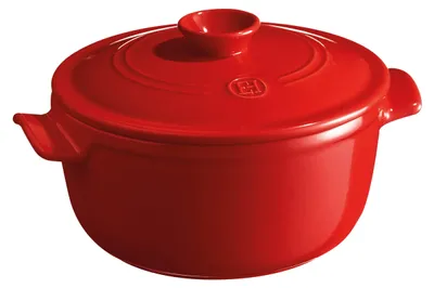Zdjęcie produktu dla Emile Henry - Okrągły garnek ceramiczny 2,5L Czerwony