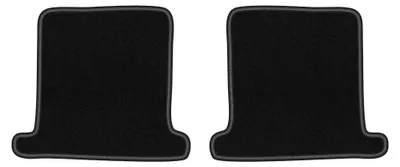 Produktbild von Velours-Fußmatten Hinten für Jaguar XK 2006-2014 (Coupé) – 2-tlg, Schwarz, passgenau – Wielganizator LUX