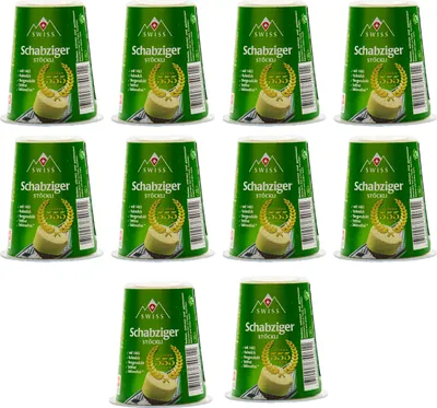 Produktbild von Swiss Schabziger Schweizer Käse g.U. 10x 100 g würzig