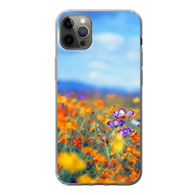 Produktbild von MuchoWow® Handyhülle Schutzhülle Hülle für iPhone 12 Pro Max Kosmos - Farben - Frühling Silikon Softcase Handy Hülle - Hartschale