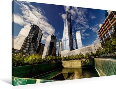 Produktbild von Calvendo Textil-Leinwand 90 cm x 60 cm quer One World Trade Center in New York, Krause Kurt; 7335265