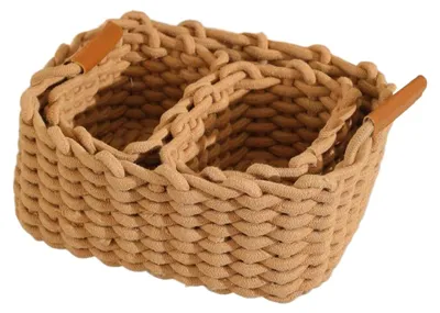 Image de Panier de rangement tressé pour l'organisation de la maison