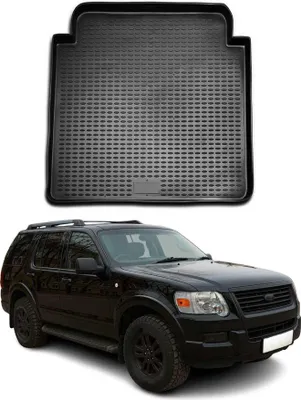 Produktbild von Kofferraummatte Kofferraumwanne für Ford Explorer 2006-2011 Gummi TPE Schwarz