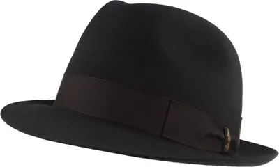 Borsalino Trilby Marengo aus Haarfilz in blau