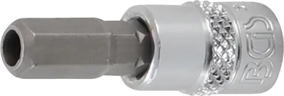 Image de BGS Embout d'entraînement carré intérieur 6,3 mm (1/4") six pans creux avec alésage 7 mm - 5156-7