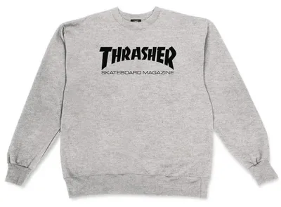 Produktbild von Thrasher Skatemag Crew Sweatshirt Grau L Mann Grau L