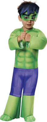 Image de Costume Hulk Spidey et ses amis fantastiques pour enfants - 92/104 (3-4)