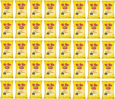 Produktbild von 40x Amica Chips Bi-Bip Croccantino Formaggio,Käse-Mais-Snack mit unverwechselbarer knuspriger Form,Salziger Snack 50g-Beutel + Italian Gourmet Polpa di Pomodoro 400g Dose