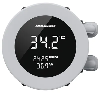 Image de COUGAR CPU Wasserkühlung Poseidon Vistek 360, ARGB, Weiß