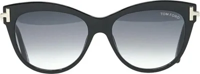 Immagine prodotto di Tom Ford - Occhiali da sole a farfalla "Kira" da donna SY1175 (Taglia unica) (Nero)