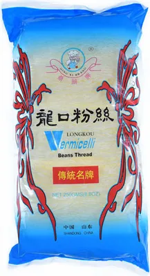 Zdjęcie produktu dla Makaron sojowy Longkou Vermicelli 250g - Asia Kitchen