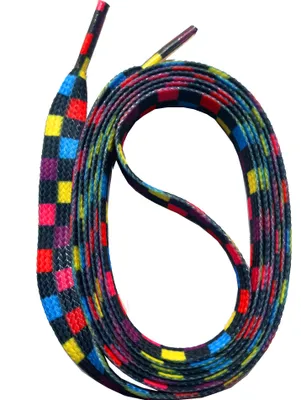 Produktbild von SNORS bedruckte Schnürsenkel flach - SCHACH - 10mm - 140cm