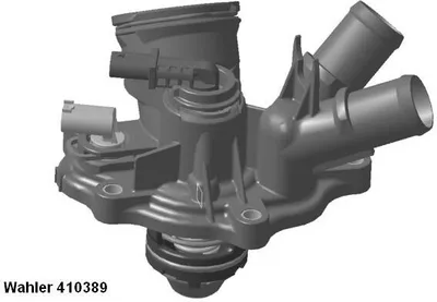 Produktbild von WAHLER Thermostat Kühlmittel 103°C passend für MERCEDES-BENZ C-Klasse Limousine (W204) C-Klasse T-modell (S204) E-Klasse Limousine (W212)