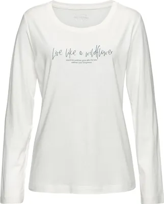 Produktbild von Vivance Dreams Pyjama 2 -teilig weiß-grün-gestreift Größe 40/42