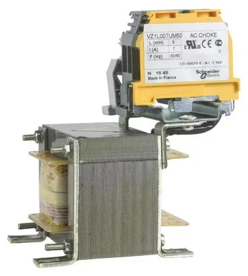 Produktbild von Schneider Electric Netzdrossel - 5 mH - 7 A - 1-phasig - 20 W - f. Frequenzumrichter VZ1L007UM50