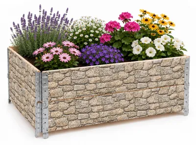Obrázok produktu pre Aga Vyvýšený záhon 120x80x40 cm Kameň