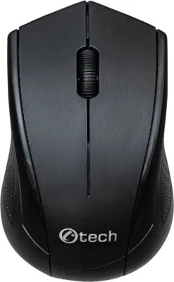 Produktbild von Maus C-TECH WLM-07, black, kabellos, 1200DPI, 3 Tasten, USB nano Empfänger