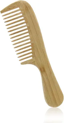 Obrázek produktu pro Hřeben Bamboe pro kudrnaté vlasy – velký – 19,2 x 5,3 cm
