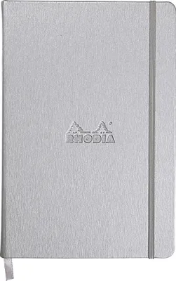 Produktbild von Rhodia Webnotebook SILVER A5 96Bl lin elf