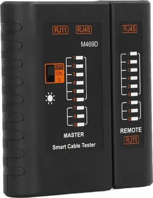 Obrázek produktu pro Zkoušečka síťových kabelů, vyhledávač telefonních linek RJ45 RJ11 LAN, vyhledávač kabelů Pro testování ethernetových propojek nebo telefonních linek