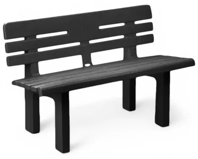 Image de Banc d'extérieur en polypropylène 110 x 52 x H 71 cm Genziana