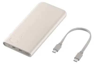 Zdjęcie produktu dla Samsung EB-P3401XUEGWW, 10000 mAh, Litowo-jonowa (Li-Ion), Beżowy