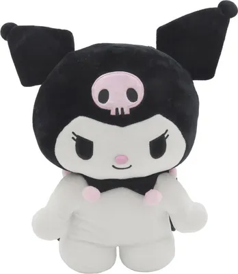 Obrázek produktu pro Plyšový batoh Kuromi 35 cm - roztomilý, měkký a přenosný