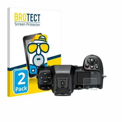 Produktbild von 2x BROTECT Schutzfolie für Nikon Z 8 (Schulterdisplay) Displayschutz Displayschutzfolie Folie Matt Entspiegelungsfolie