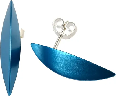 Produktbild von DeMarie Ohrstecker Metall 2,7cm hellblau ohne 144020089