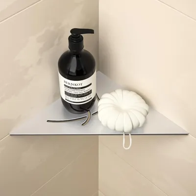 Image de Étagère de douche en acier inoxydable brossé, 254 mm, 1 pièce