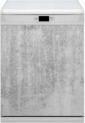 Produktbild von Dekorative Magnetmatte Küche Geschirrspüle 60x70 cm Magnet für Spülmaschine - Grauer Beton