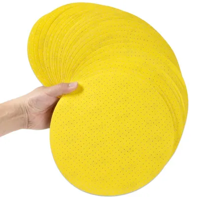 Productafbeelding van Schuurpapier 225mm met klittenband, 25 stuks, korrel 150, geschikt voor droogbouwmachines en plafondschuurmachines
