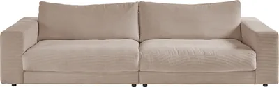 Produktbild von KAWOLA Sofa MADELINE 3-Sitzer Cord taupe