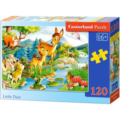 Obrázek produktu pro Puzzle 120 elementów Mały Bambi dla dzieci od 6 lat