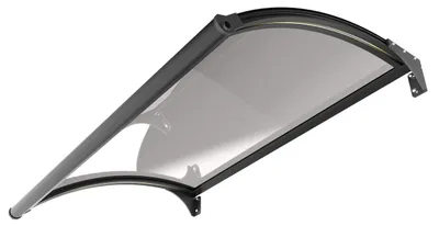 Produktbild von Primaster LED Vordach Marseille 150 x 100 x 11,2 cm, schwarz