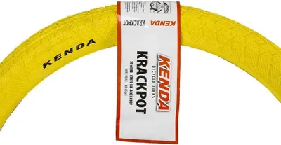 Produktbild von Kenda Krackpot Colour 20´´ X 1.95 Steifer Urbanreifen Gelb 20´´ x 1.95 Gelb 20´´ x 1.95