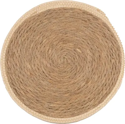 Produktbild von Rundes Tischset aus geflochtener fester Jute