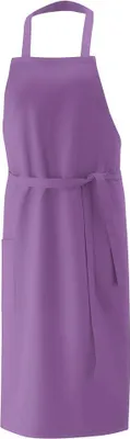 Produktbild von Latz-Schürze, mit Tasche rechts, purple, B 75 x L 75 cm : 65% Polyester 35%Baumwolle 220 g/m² : purple