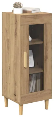 Obrázok produktu pre vidaXL Komoda Artisan – dub 34,5 x 32,5 x 90 cm drevotrieska