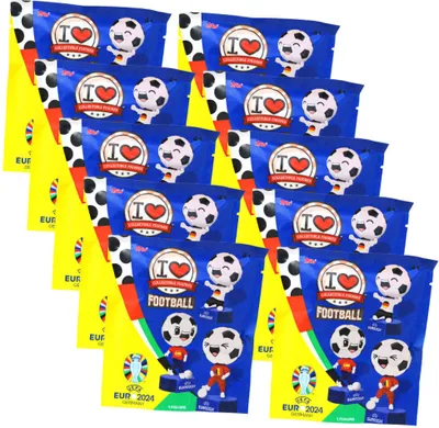 Produktbild von Topps I love Football Figur - UEFA EURO 2024 Germany - EM Sammelfigur - 10 Tüten