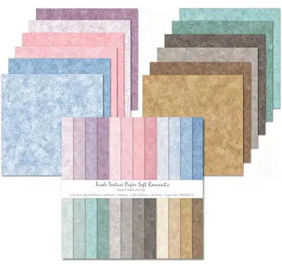 Obrázok produktu pre Bloky papiera na scrapbook, 24 listov, 30,5 x 30,5 cm, obojstranné, 24 farieb