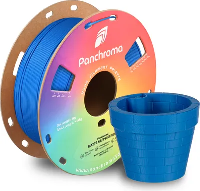 Image de Panchroma™ PLA Matte, Couleur:Sapphire Blue, Taille du filament:1.75mm, Poids:1 kg
