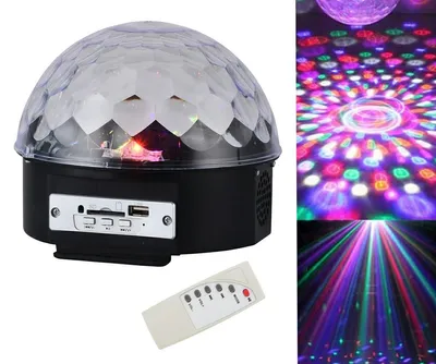 Zdjęcie produktu dla Zs39 Projektor Kula Disco Mp3 Pilot