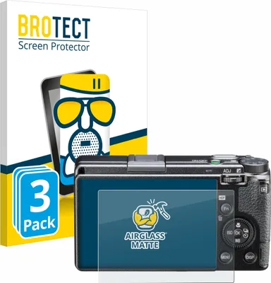 Produktbild von 3x BROTECT Entspiegelungs Schutzglas für Ricoh GR IIIx HDF Schutzfolie Panzer Folie Glas Display Schutz matt