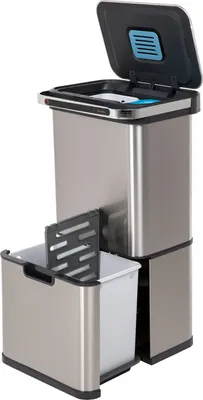 Produktbild von SVITA Sensor-Mülleimer 60L Aktivkohle- und Selbstreinigungs-Funktion Edelstahl