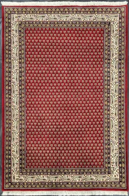 Produktbild von Teppich NARGIS MIR | Farbe: Rot; Größe: 123x180 cm | strapazierfähig und leicht zu reinigen | Wohnzimmer | Schlafzimmer