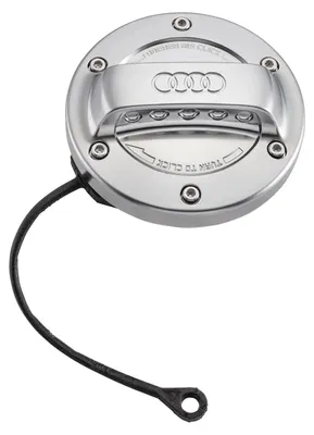 Original Audi Alu Optik Tankdeckel für Audi A1 A3 A4 A5 A6 A7 Q2 Q3 Q5 Q7 Q8 – Produktansicht